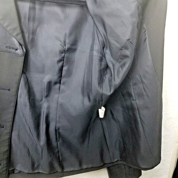 Et dieu crea la femme black women's 40 blazer four button poly blend collared - Picture 5 of 15